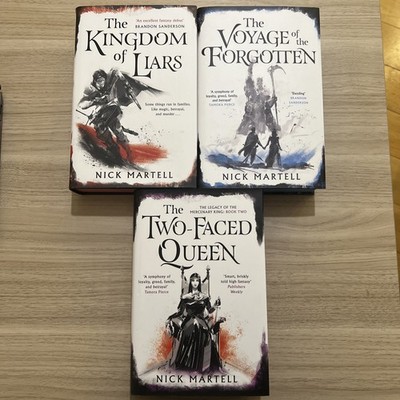 SIGNED Nick Martell LOW #4/250 Kingdom of Liars Trilogy Lined Sprayed Edges