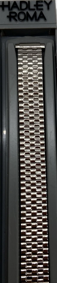 Correa de reloj para damas HADLEY ROMA expansión plateada acero inoxidable se adapta a lengüeta de 11-15 mm Foto 4 de 4