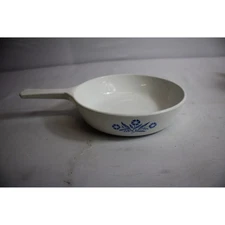 Corning Ware Blue Cornflower Saucepan Small Skillet Pan 6.5 inch Vintage