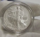2008-W American Silver Eagle 1 oz .999 $1 Burnished Satin Finish.