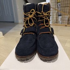 Polo Ralph Lauren Blue Suede Boots for Men for Sale | Shop  display picture 1