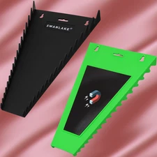 HORUSDY Magnetic Wrench Organizer Holder 2pc SAE(1/4" - 1/16") & Metric(6mm-24mm