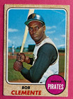 1968 Topps #150 Roberto Clemente Pirates decent card low grade