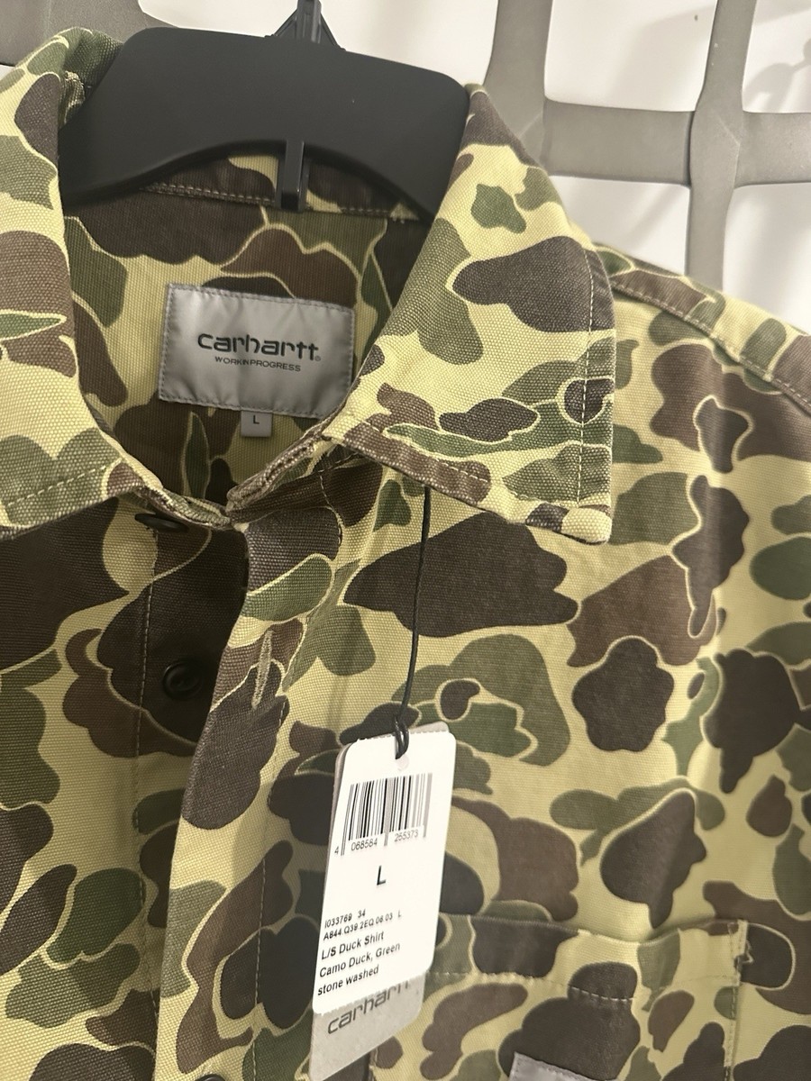 入手困難!!】ヒューマンメイド DUCK CAMO オープンカラーシャツ M