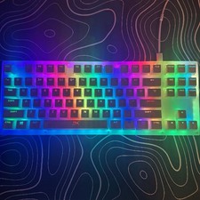 RGB Mechanical Keyboard Clicky With Clear Keycaps