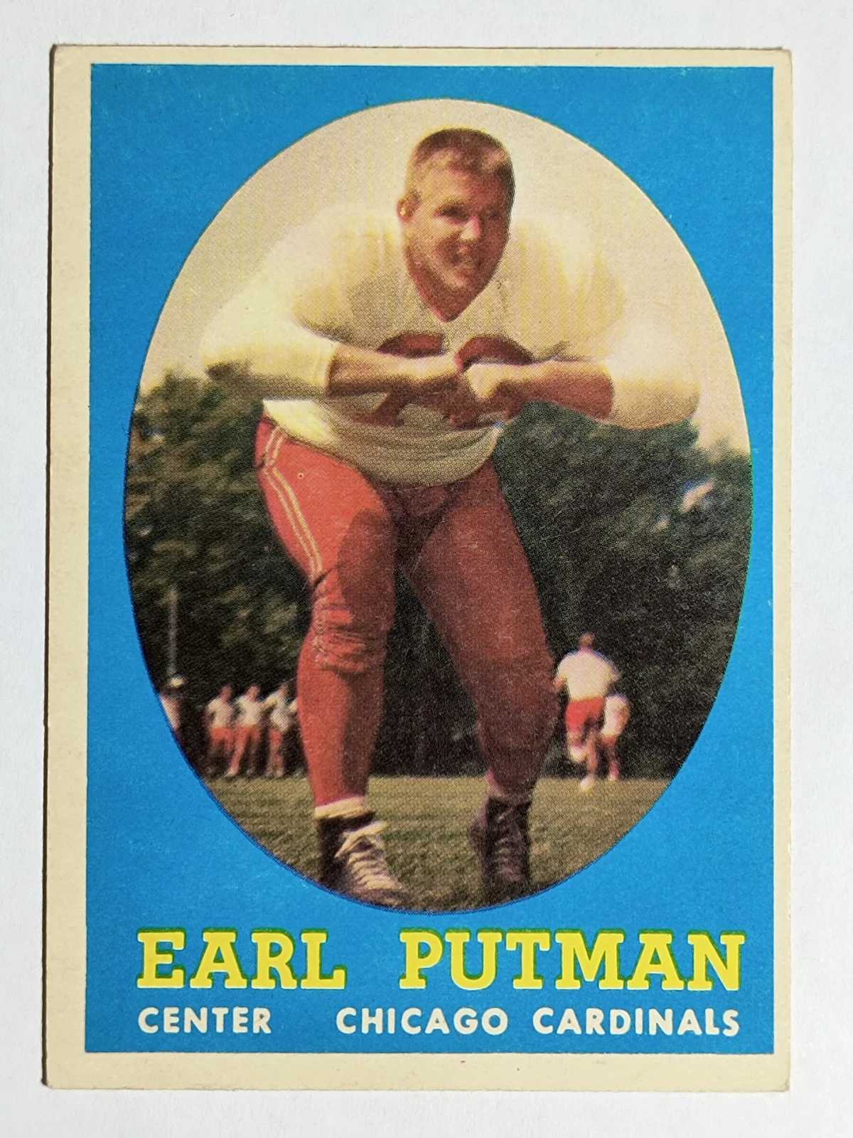 Earl Putman trading card