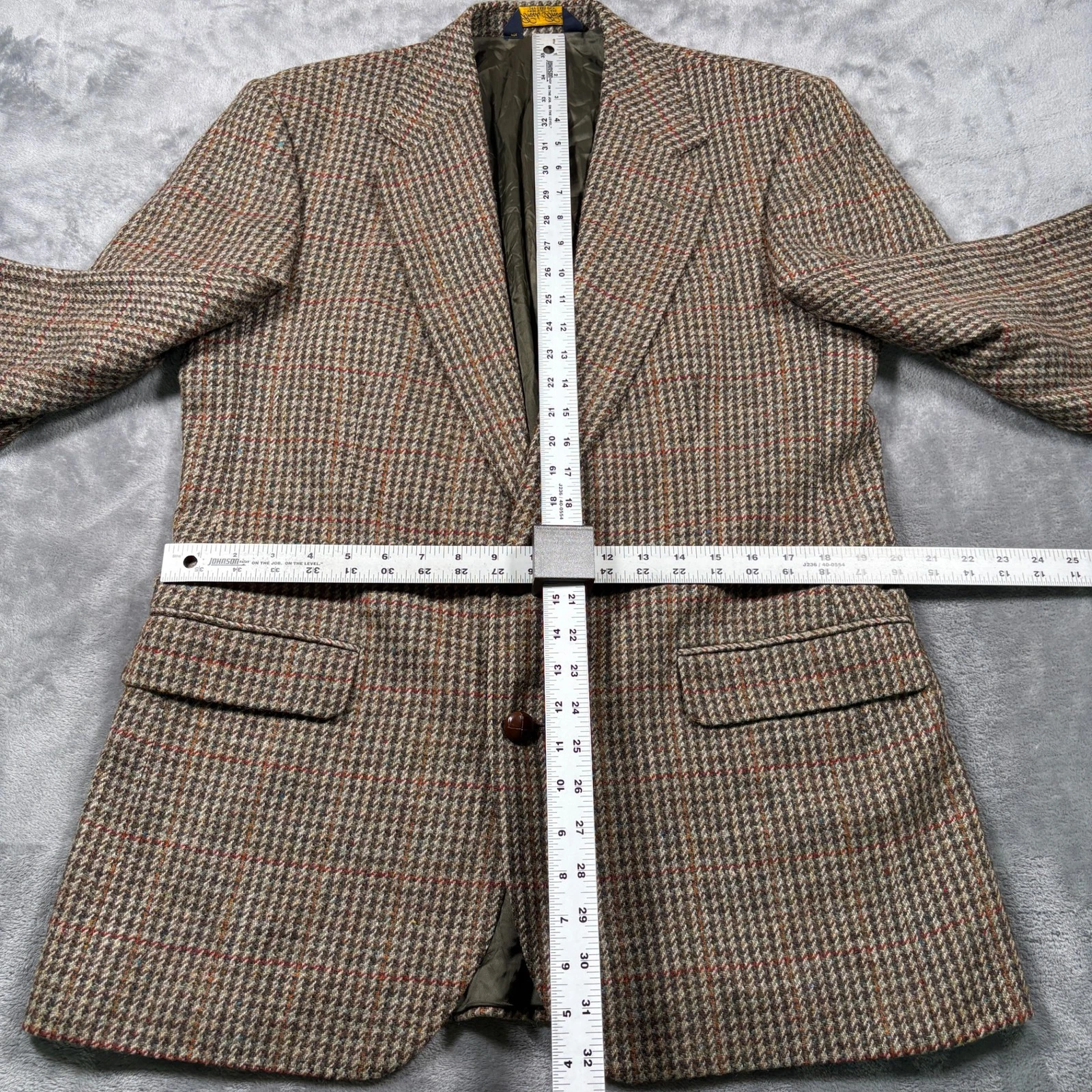Brooks Brothers Blazer Sport Coat Mens 40 Multicolor Single Breasted Notch Lapel image 7