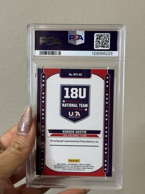Konnor Griffin ジャージサイン paninr 2024 Panini Stars and Stripes - 18u National Team Signatures