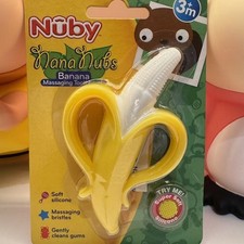 Baby Soft silicone Banana Massaging teething toy infant baby teether Massage toy