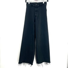 Zara the Marine wide leg Straight high rise wide leg black vintage inspired 2