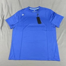 Greyson Shirt Tee T-Shirt Guide Sport Medium Mojave Blue Nylon Spandex MSRP $80