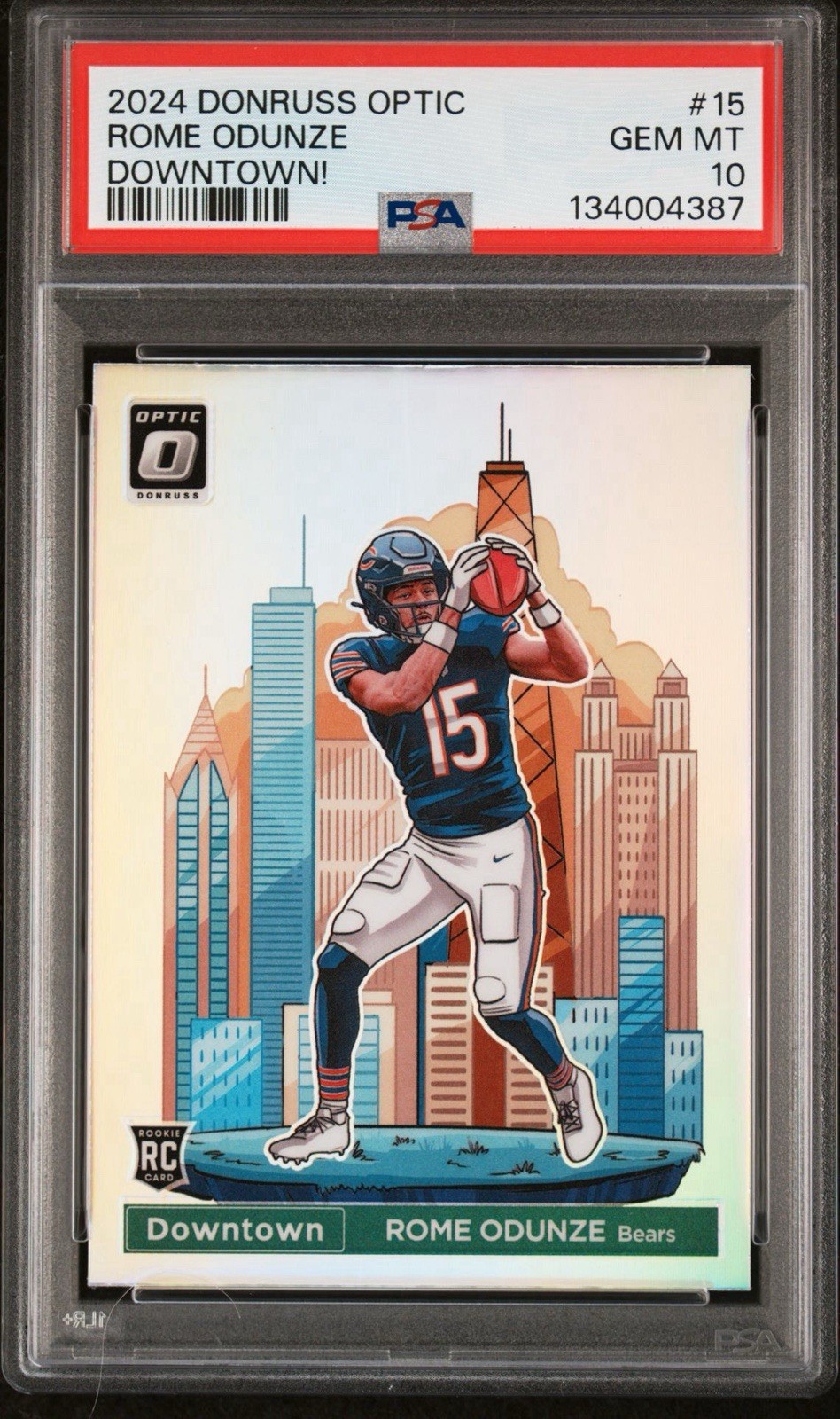 Rome Odunze Panini Donruss Downtown! #15 Base
