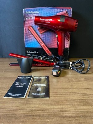 BaBylissPRO Ceramix Xtreme Red Corded Electric Limited Edition Styling Set