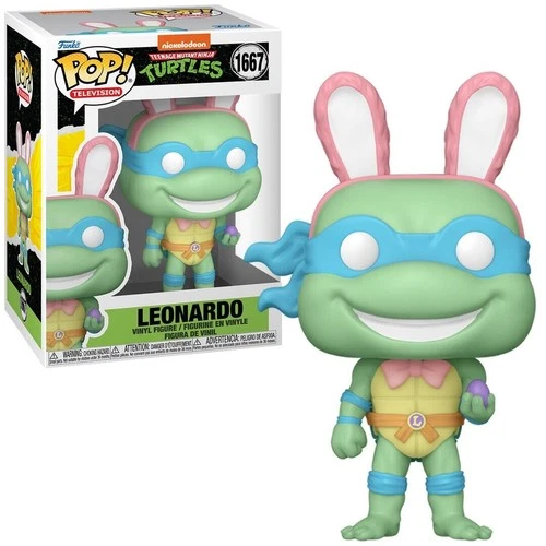 Funko POP! TMNT Leonardo with Easter Egg #1667 TV Vinyl Figure New One Size