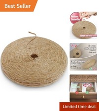 PerkHomy 600 Feet Natural Jute Twine Long Twine String for Crafts Gift Wrappi...