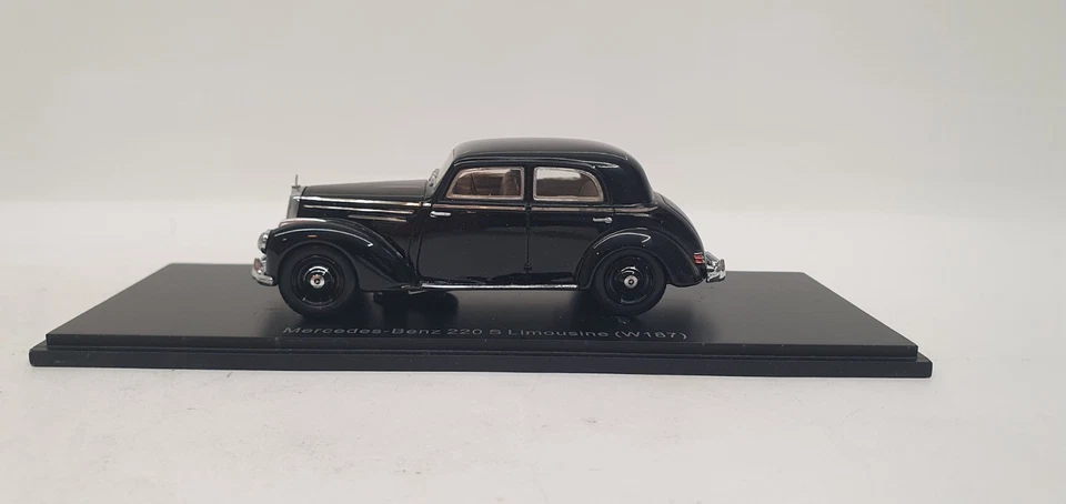1/43 MEGA RARE MERCEDES-BENZ 220S LIMOUSINE TYP W187 SPARK NO MATRIX B66040407 - Image 3 of 4