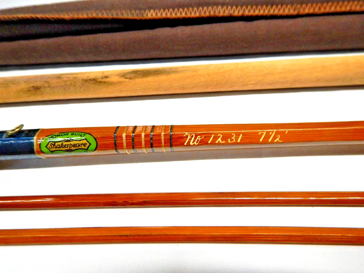 50年前　Shakespeare グラスフライロッド　#4〜5　オールド希少 Shakespeare Vintage Fly Fishing Rods for sale | eBay