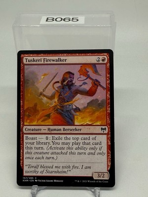 MTG Magic the Gathering Tuskeri Firewalker (157) Kaldheim LP