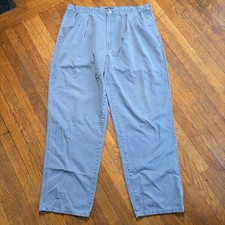 Vintage Polo Ralph Lauren Pleated Chino Pants 38x32 Blue 80s Preppy Made In USA