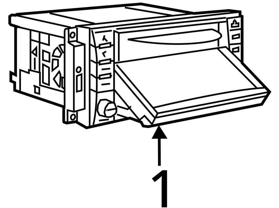 Audio Equipment Radio Classic Style Fits 18-20 DODGE 1500 PICKUP 1713306 - Image 4 of 4