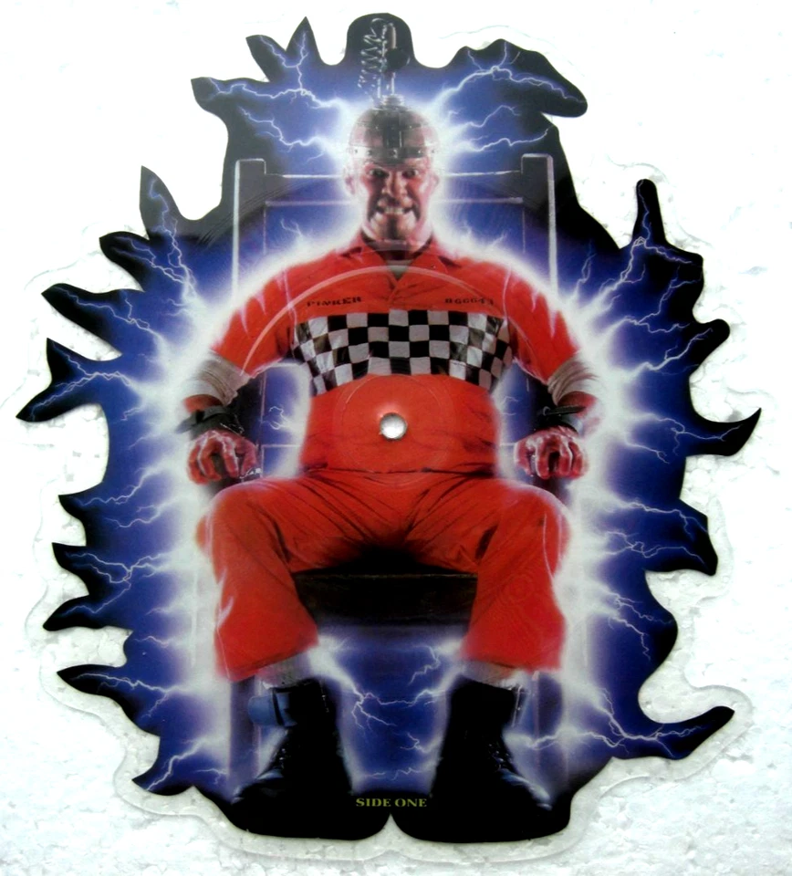 MEGADETH / DEAD ON * No More Mr Nice Guy * SHAPED PICTURE DISC SBK Records 1989 - Image 4 of 4