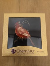Baldwin Design ChemArt Red Cardinal Bird 3D Ornament 2005 USA