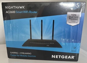 Netgear Nighthawk AC2600 Intelligent WIFI Routeur R7450-100NAS noir BRAND NEW Scellé.