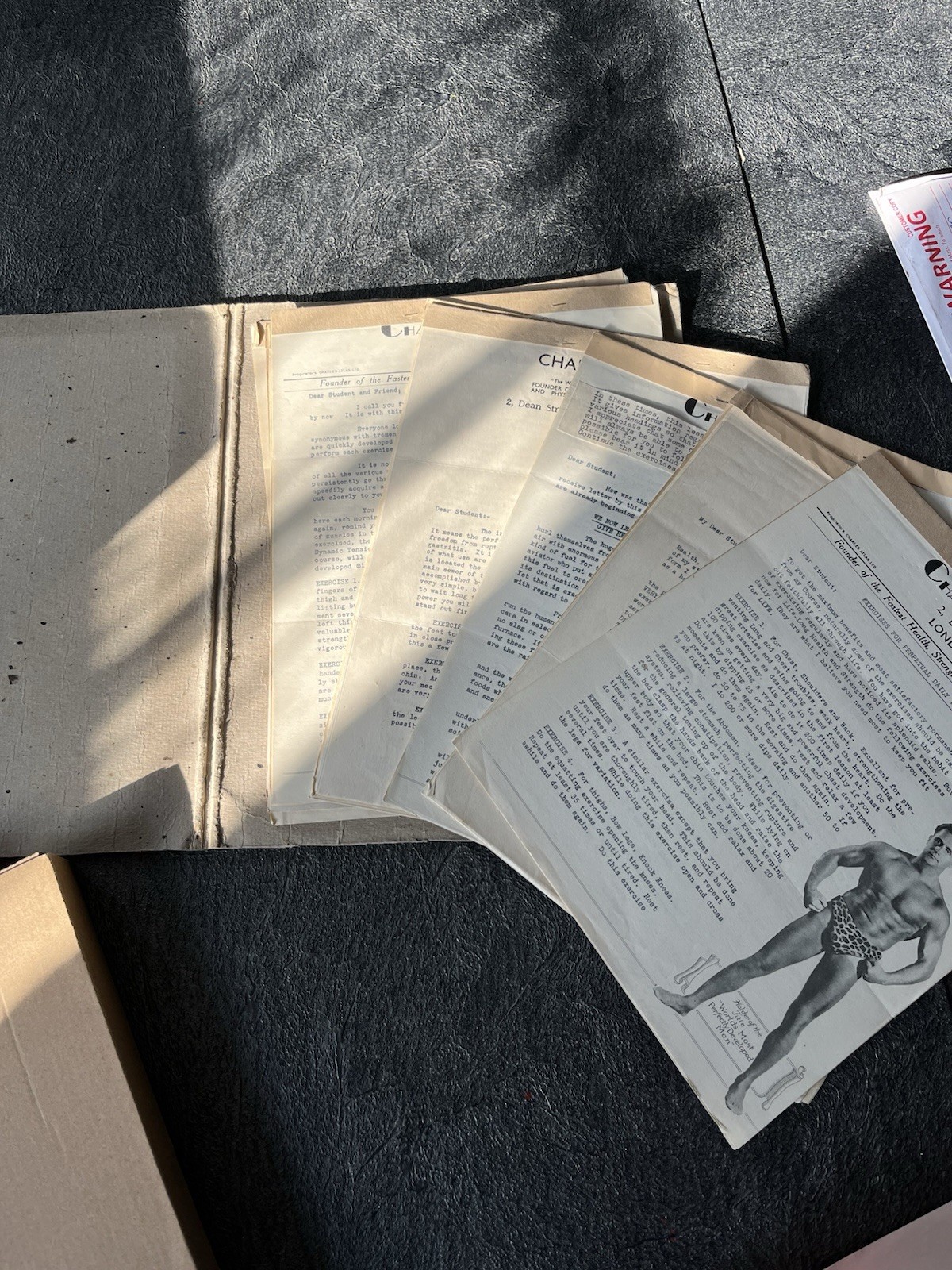 Charles Atlas Collection Lessons 1-12. Complete Set  In good conditions