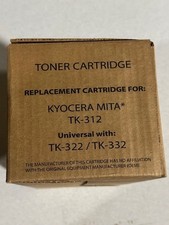 Genuine Kyocera TK-312 Black Toner Cartridge - OEM - Brand New Sealed