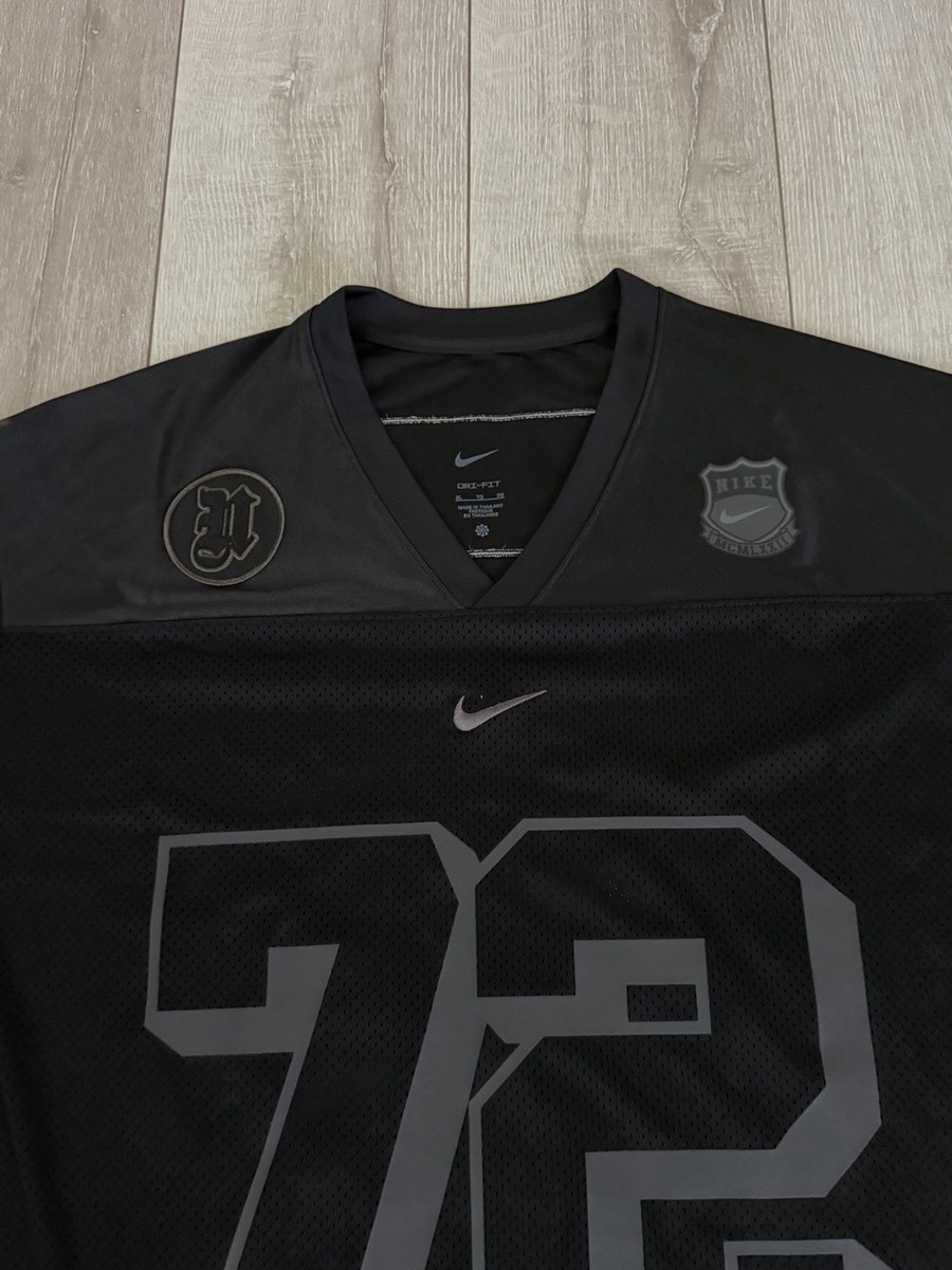 Nike Football Next Up Lifestyle Jersey #72 IH7492-010 Black Men's