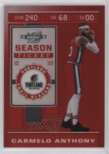 2019-20 Panini Contenders Optic Season Ticket Red Prizm Carmelo Anthony HOF 0t07