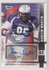 2014 SAGE Hit Auto Black Kareem Martin #A42 Auto fm0