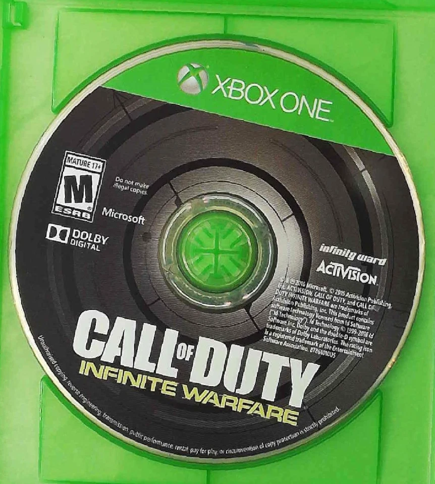 🎮 Xbox One Call of Duty Infinite Warfare Disc & Case 🟥☆ - Image 3 of 4