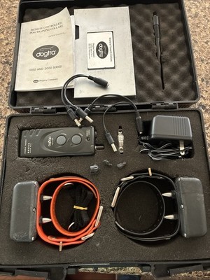 Dogtra 2002 NCP 2 Dog Training Two Waterproof Collars System VGCond. Ships Fast