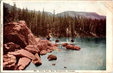 Georgetown Colorado CO : BOAT SCENE d/24 BA7463