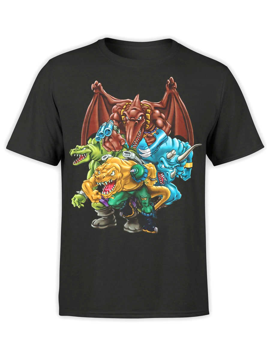 Extreme Dinosaur Cartoon 90s T-Shirt S-5XL