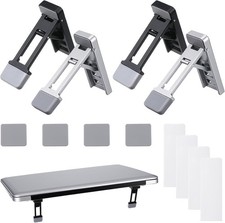 4 Pcs Portable Laptop Stand for Desk Foldable Keyboard Riser Stand Ergonomic Com