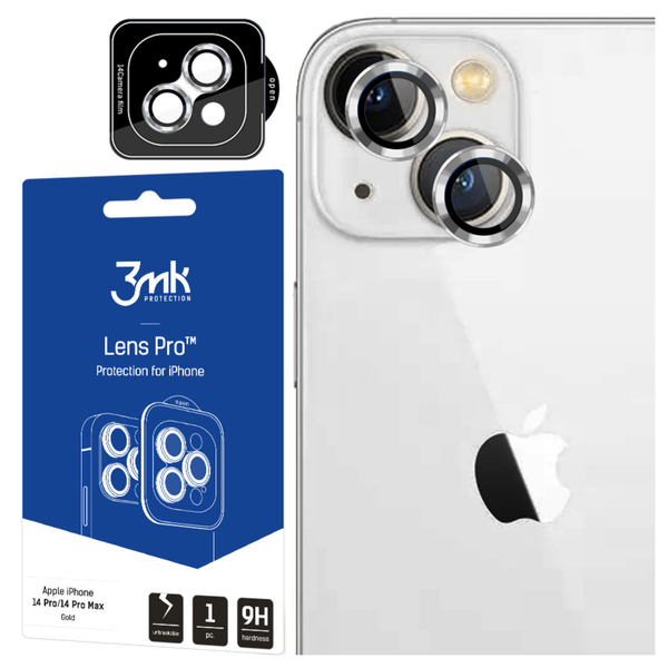 Apple Iphone 14 Plus - 3mk Lens Protection Pro Silver-image