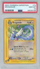 2002 Pokemon Expedition E Reader #75 Dragonair Non Holo PSA 10 GEM MINT