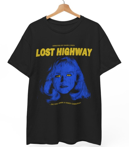 Lost Highway movie t-shirt, David Lynch classic film tshirt, Horror Unisex tee