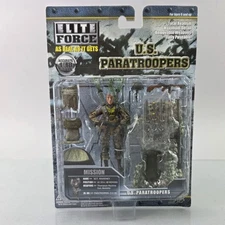 Elite Force 1:18 U.S. Paratroopers SGT MAHONEY Figure 101st AB Mohawk Blue Box