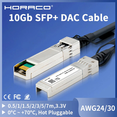 10G SFP+ DAC Twinax Cable Direct Attach Copper Passive 10Gbps Network Cable