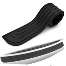 Rear Bumper Protector 41 x 3.4 Inch, Universal Anti-Scratch Rubber Trunk Sill