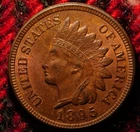 1895 R/B Indian Head Cent Uncirculated
