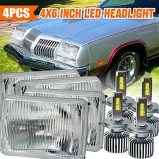 4pcs 4x6 Led Headlights Hi-low For 1977-1986 Chevrolet Caprice Monte Carlo Us 4pcs 4x6 Led Headlights Hi-low For 1977-1986 Chevrolet Caprice Monte Carlo Us