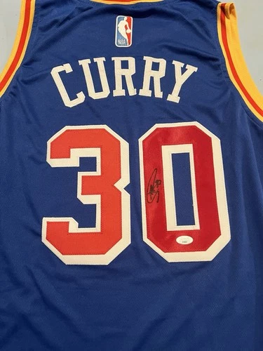 Stephen Curry Signed Golden State Warriors Jersey NBA JSA COA
