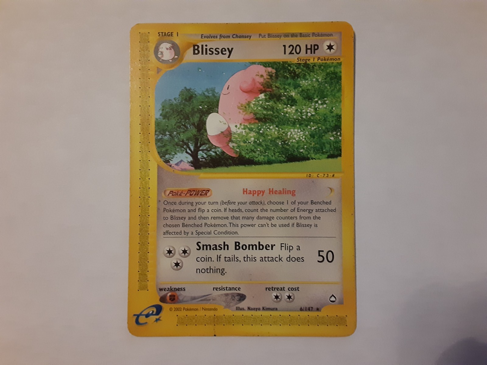Pokemon Blissey 6/147 Card MP