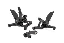 Gilles BMW S1000XR 2023 VCRGT2 Black Adjustable Rearset Kit