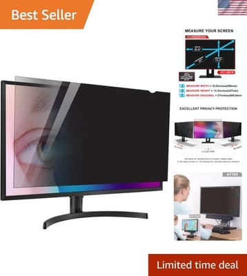 27-Inch Computer Privacy Screen Filter   Optimal Blue Light & Anti-Glare Prot...