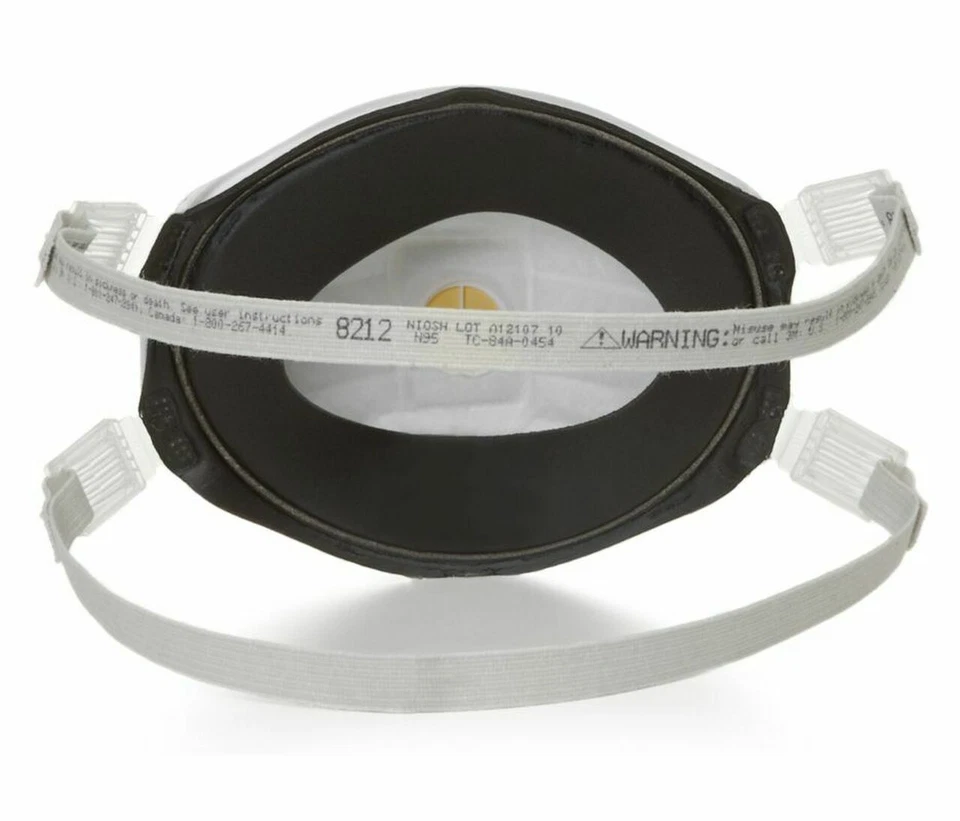 NEW! 3M 8212 Disposable N95 Welding Grinding Respirator Masks Exhalation Valve - Image 3 of 3